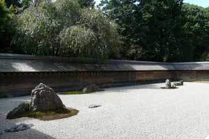 京都の名所：龍安寺石庭